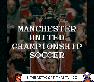 Game screenshot of Manchester United Championship Soccer