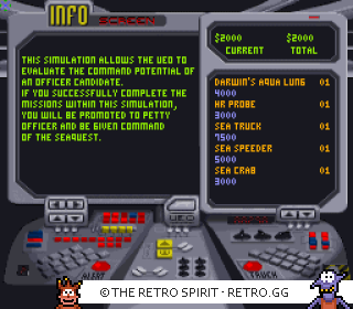 Game screenshot of seaQuest DSV