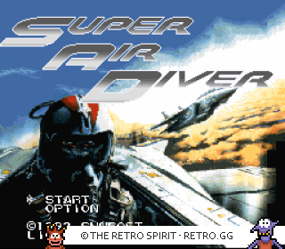 Game screenshot of Super Air Diver 2