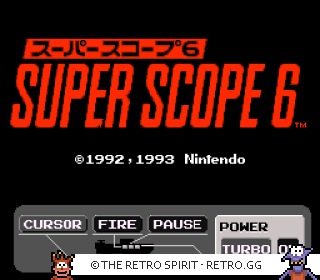 Game screenshot of Super Scope 6