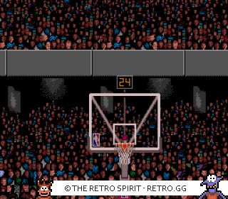 Game screenshot of Tecmo Super NBA Basketball