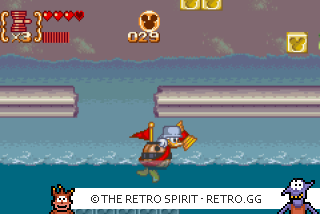 Game screenshot of Disney's Magical Quest 3 starring Mickey and Donald