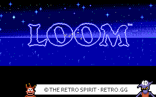 Game screenshot of Loom