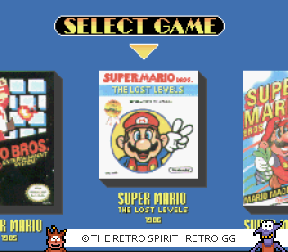Game screenshot of Super Mario All-Stars