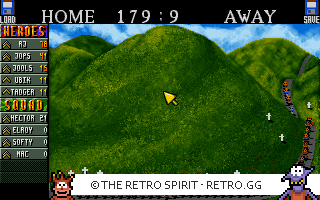 Game screenshot of Cannon Fodder