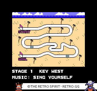 Game screenshot of Rad Racer II