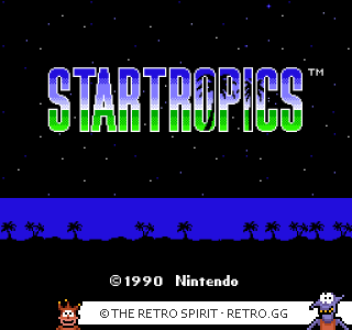 Game screenshot of StarTropics