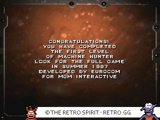 Game screenshot of Machine Hunter