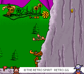 Game screenshot of Adventures of Rocky and Bullwinkle and Friends