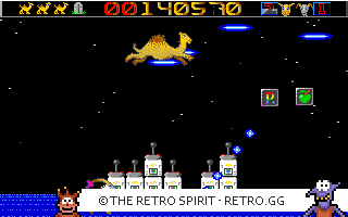 Game screenshot of Revenge of the Mutant Camels