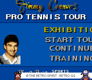 Game screenshot of Jimmy Connors Pro Tennis Tour