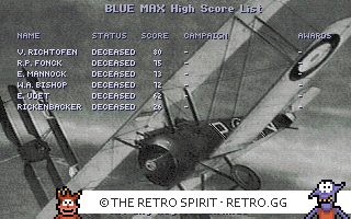 Game screenshot of Blue Max: Aces of the Great War