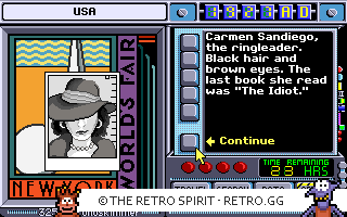 Game screenshot of Where in Time is Carmen Sandiego?