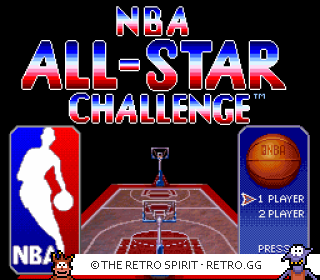Game screenshot of NBA All-Star Challenge