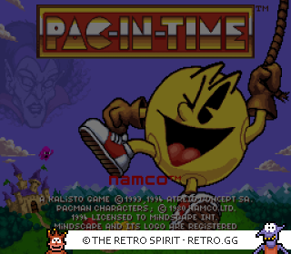 Game screenshot of Pac-in-Time