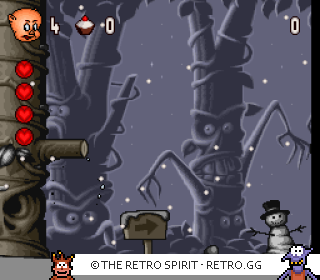 Game screenshot of Porky Pig's Haunted Holiday