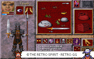 Game screenshot of Anvil of Dawn