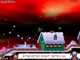 Game screenshot of Jazz the Jackrabbit 2: The Christmas Chronicles
