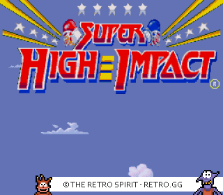 Game screenshot of Super High Impact