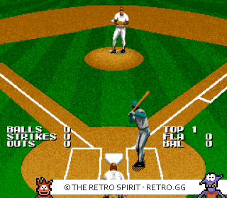 Game screenshot of Tecmo Super Baseball
