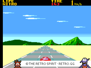 Game screenshot of Battle Out Run