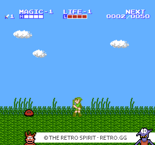 Game screenshot of Zelda II: The Adventure of Link