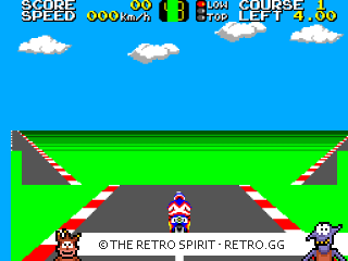 Game screenshot of Hang-On