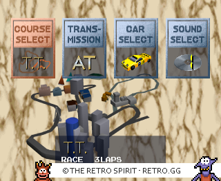 Game screenshot of Ridge Racer