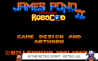 Game screenshot of James Pond 2: Codename: RoboCod