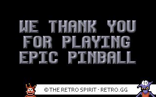 Game screenshot of Epic Pinball