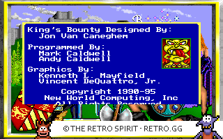 Game screenshot of King's Bounty