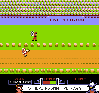 Game screenshot of Excitebike