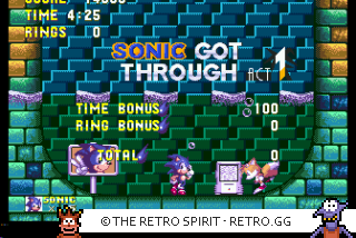 Game screenshot of Sonic the Hedgehog 3