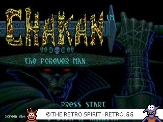 Game screenshot of Chakan