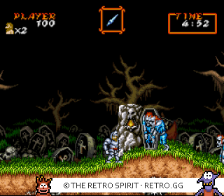 Game screenshot of Super Ghouls 'n Ghosts
