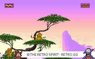 Game screenshot of The Lion King
