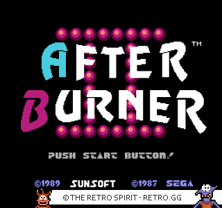 Game screenshot of After Burner