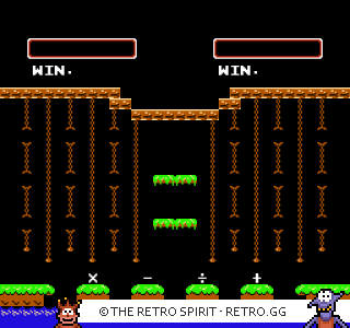 Game screenshot of Donkey Kong Jr. Math