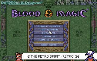 Game screenshot of Blood & Magic