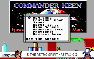 Game screenshot of Commander Keen 1: Marooned on Mars