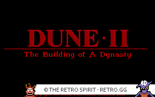 Game screenshot of Dune II: The Building of a Dynasty