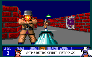 Game screenshot of Wolfenstein 3D